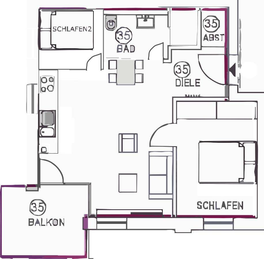 Villa Strandlaeufer Im Villen-Ensemble Baabe Extérieur photo